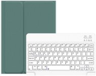 USAMS US-BH657 Smart Keyboard Cover for iPad 2019 / 2020 10.2 dark green - Tablet tok billentyűzettel