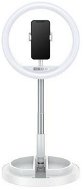 USAMS US-ZB120 Stretchable Selfie Ring Light White - Selfie Stick