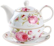 UTC Porzellan-Kanne mit Tasse SWEET ROSES - Tea For One