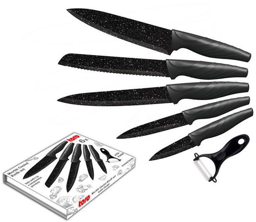 KNIFE SET, 5 PCS + SCRAPER - Knife Set - Main image