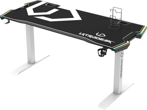 ULTRADESK FORCE SNOW - White - Gaming Desk - Main image