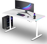 ULTRADESK Quest white-white - Gaming Desk