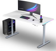 ULTRADESK Quest grey-white - Gaming Desk