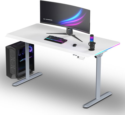 ULTRADESK Quest grau-weiß - Spieltisch - Hauptbild