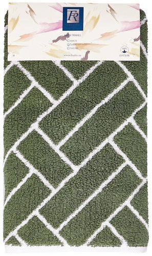 Frutto-Rosso - multicoloured terry towel - green - 50×90 cm, 100% cotton - Towel - Main image