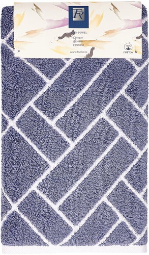 Frutto-Rosso - multi-coloured terry towel - dark grey - 50×90 cm, 100% cotton - Towel - Main image