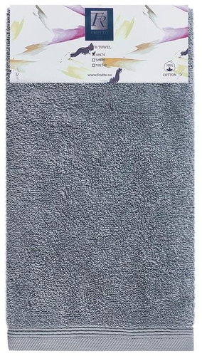 Frutto-Rosso - single-colour terry towel - dark grey - 40×70 cm, 100% cotton - Towel - Main image
