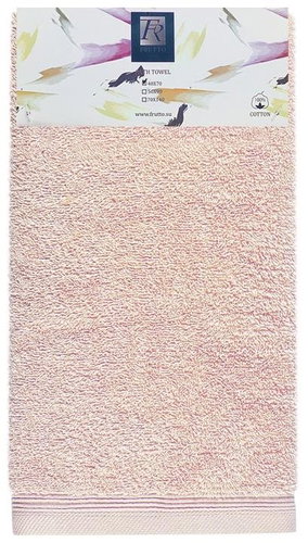 Frutto-Rosso - single-colour terry towel - light pink - 40×70 cm, 100% cotton - Towel - Main image