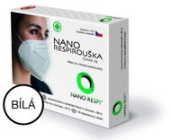 NANORESPI® NANO ROUŠKA RR - bílá - vel. M - balení po 10 ks - Ústenka