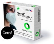 NANORESPI® NANO ROUŠKA RR - černá - vel. S - balení po 10 ks - Ústenka