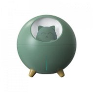 DIFÚ Cat-1 aranyos párásító aromadiffúzorral - Szín: Zöld - Aroma diffúzor
