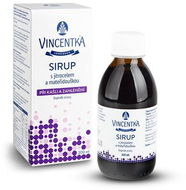 Vincentka Sirup s jitrocelem a mateřídouškou 200 ml - Doplněk stravy