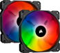 Corsair iCUE SP140 RGB PRO 140 mm RGB LED Fan, Dual Pack with Lighting Node Core - PC ventilátor