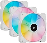 Corsair iCUE SP120 RGB ELITE Triple Pack White + Lightning Node Core - Ventilátor do PC