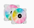 Corsair iCUE SP140 RGB ELITE Dual Pack White + Lightning Node Core