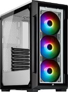 Corsair iCUE 220T RGB Tempered Front Glass, White - PC Case