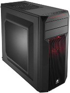 Corsair SPEC-02 Red LED Carbide Series black with transparent side - PC Case