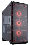Corsair Crystal Series 570X RGB Tempered Glass - piros - Számítógépház