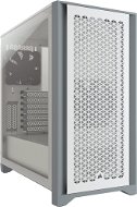 PC Case Corsair 4000D AIRFLOW Tempered Glass White - Počítačová skříň
