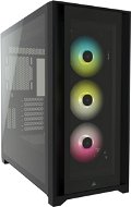 Corsair iCUE 5000X RGB Tempered Glass Black - PC skrinka
