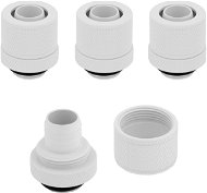 Corsair Hydro X Series XF Compression 10 / 13 mm (3/8” / 1/2”) ID / OD Fitting Four Pack White - Fitting