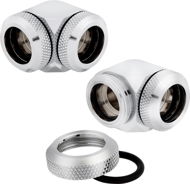 Corsair Hydro X Series XF Hardline 90° 14mm OD Fitting Twin Pack Chrome - Fitting