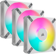 Corsair iCUE AF120 RGB ELITE Triple Pack White + Lightning Node Core White - PC Fan