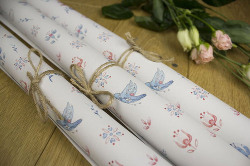 Be Nice Wrapping Paper: For Love - Wrapping Paper - Main image