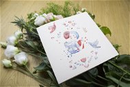 Be Nice Greeting Card Out of love - Woman and Man - Gift Card
