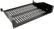 Value 19" shelf 2U, 350 mm, max. 25 kg, black - Shelf