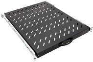 Value 19'' shelf 1U, extendable, 565 mm, max. 25 kg, black - Shelf