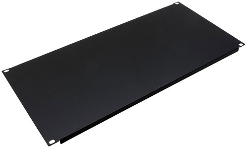 Value 19'' 5U blanking panel, black - Blanking Plate - Main image