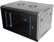 Value 19" rack 6U, hanging, kit, W. 600, H. 450, black - Data Cabinet