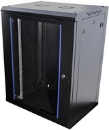 Value 19" rack 15U, hanging, kit, w. 600, h. 450, black - Data Cabinet