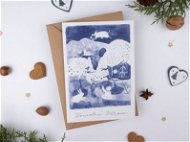 Be Nice Christmas card - I bring you a blue newspaper - Gift Card