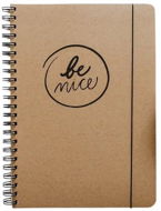 Be Nice Ecological Notebook Nature - A4, Dotted Lines, Side Binding - Notepad