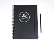 Be Nice Ecological Notebook Black - A4, Dotted Lines, Side Binding - Jegyzetfüzet