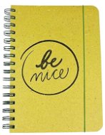 Be Nice Ecological Notebook Green Grass - A5, Dotted Lines, Side Binding - Notepad