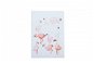 School Notebook with Auxiliary Lines A5 - Flamingos - Notebook