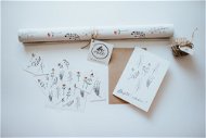 Wrapping Paper Be Nice gift wrapping set - Herbs - Dárkový balící papír
