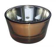 GOBA Christmas candle holder - glass, pink XS - Christmas Candlestick