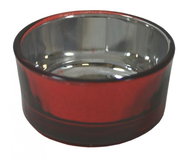 GOBA Christmas candle holder - glass, red XS - Christmas Candlestick