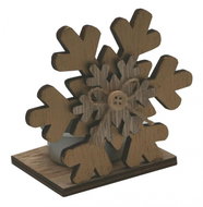GOBA Christmas candle holder - golden snowflake - Christmas Candlestick
