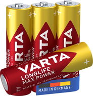 VARTA alkalická batéria Longlife Max Power AA 4 ks - Jednorazová batéria