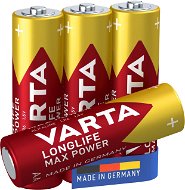 VARTA alkalická baterie Longlife Max Power AA 4ks - Jednorázová baterie