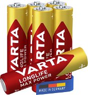 VARTA alkalická baterie Longlife Max Power AAA 4+2ks - Jednorázová baterie