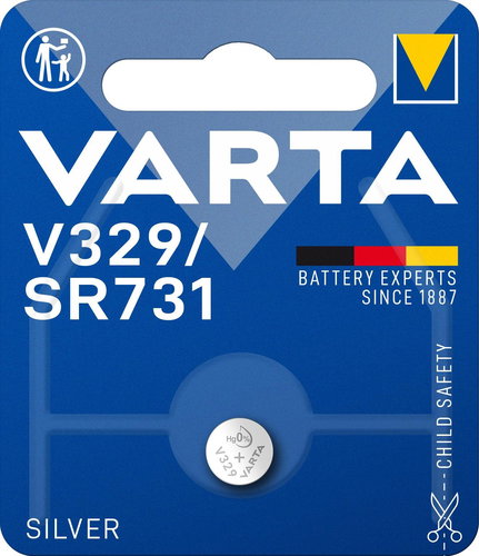 VARTA V329/SR731 Speciális ezüst-oxid elem - 1 db - Gombelem - Fő fotó