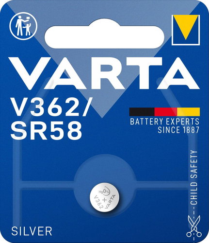 VARTA V362/SR58 Speciális ezüst-oxid elem - 1 db - Gombelem - Fő fotó