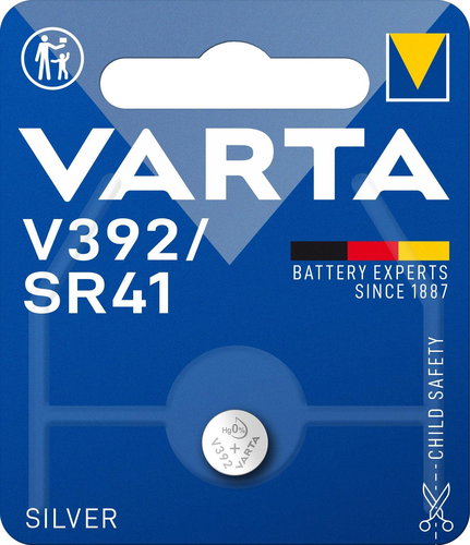 VARTA Speciális ezüst-oxid elem V392/SR41 1 db - Gombelem - Fő fotó