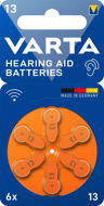 VARTA Hearing Aid Battery Hallókészülék-elem 13 6 db - Eldobható elem